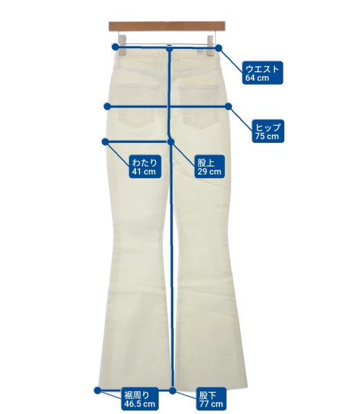 Frank&Eileen（フランクアンドアイリーン）デニムパンツ 白 サイズ:25(S位) レディース/2200631169291