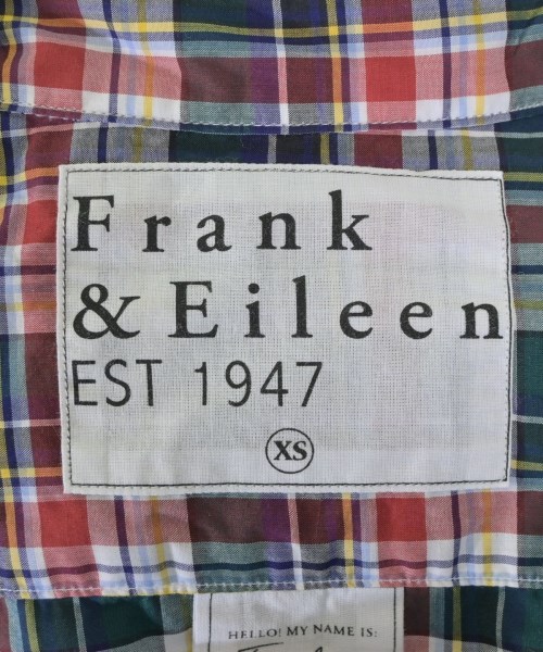 Frank&Eileen（フランクアンドアイリーン）カジュアルシャツ 緑 サイズ:XS メンズ/2200631169994