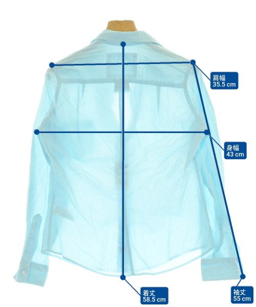 Frank&Eileen（フランクアンドアイリーン）カジュアルシャツ 青 サイズ:XS レディース/2200631170471