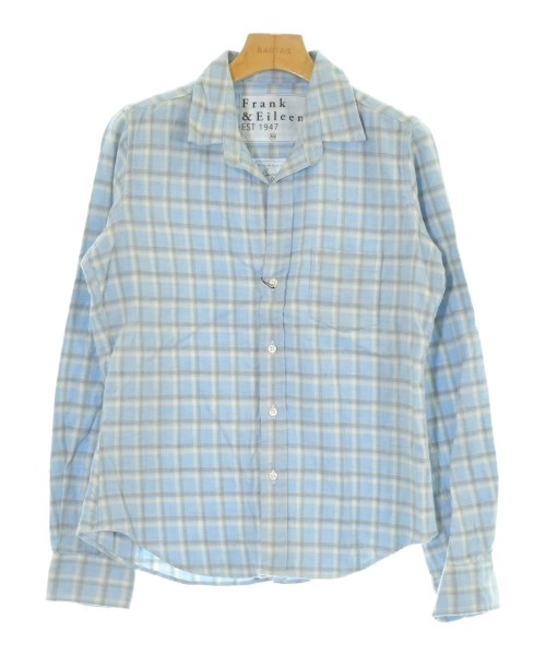 Frank&Eileen(フランクアンドアイリーン)カジュアルシャツ 青 サイズ:XS/2200631170501