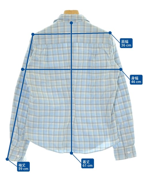 Frank&Eileen（フランクアンドアイリーン）カジュアルシャツ 青 サイズ:XS レディース/2200631170501