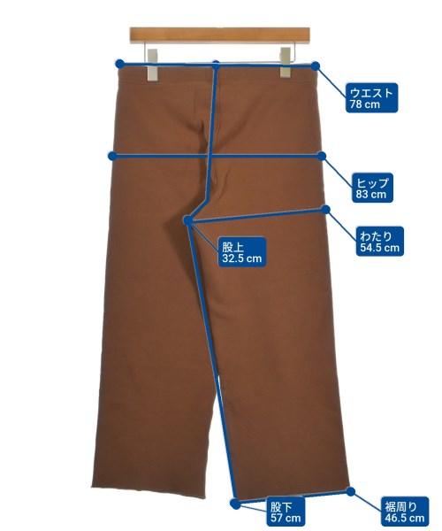 Frank&Eileen（フランクアンドアイリーン）スウェットパンツ 茶 サイズ:S レディース/2200631172468