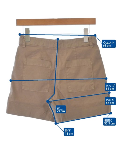 Frank&Eileen（フランクアンドアイリーン）ショートパンツ 茶 サイズ:00(XS位) レディース/2200631172628