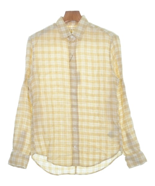 Frank&Eileen(フランクアンドアイリーン)カジュアルシャツ ベージュ サイズ:XXS/2200631173502