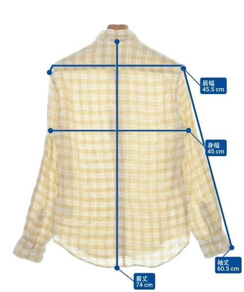 Frank&Eileen（フランクアンドアイリーン）カジュアルシャツ ベージュ サイズ:XXS メンズ/2200631173502