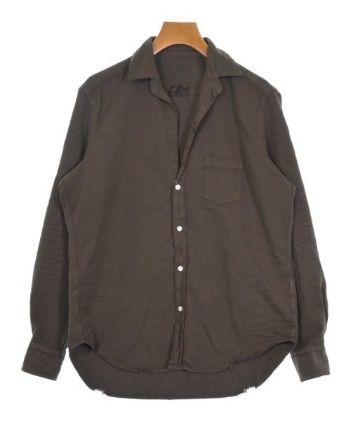Frank&Eileen(フランクアンドアイリーン)カジュアルシャツ 茶 サイズ:XS/2200631174455