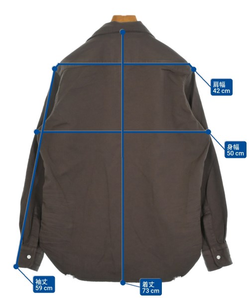 Frank&Eileen（フランクアンドアイリーン）カジュアルシャツ 茶 サイズ:XS レディース/2200631174455