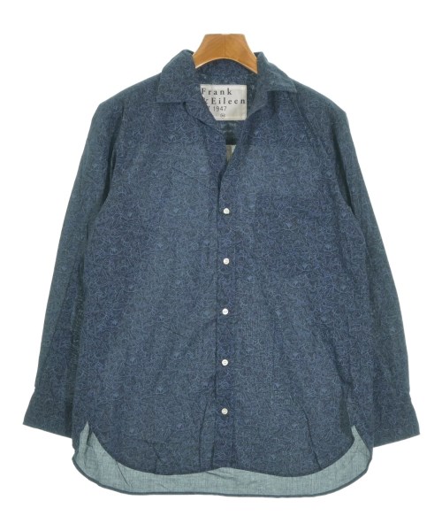 Frank&Eileen(フランクアンドアイリーン)カジュアルシャツ 紺 サイズ:XS/2200631174486