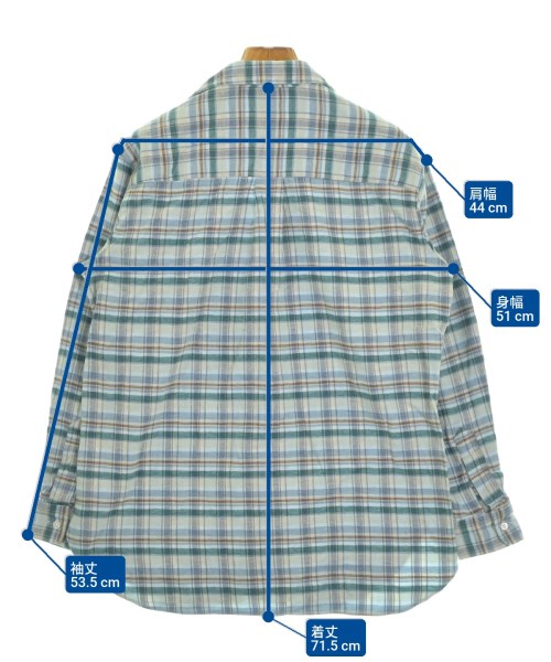 Frank&Eileen（フランクアンドアイリーン）カジュアルシャツ 青 サイズ:XS レディース/2200631174738