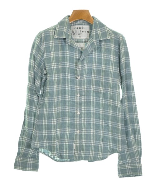 Frank&Eileen(フランクアンドアイリーン)カジュアルシャツ 青 サイズ:XS/2200631174752