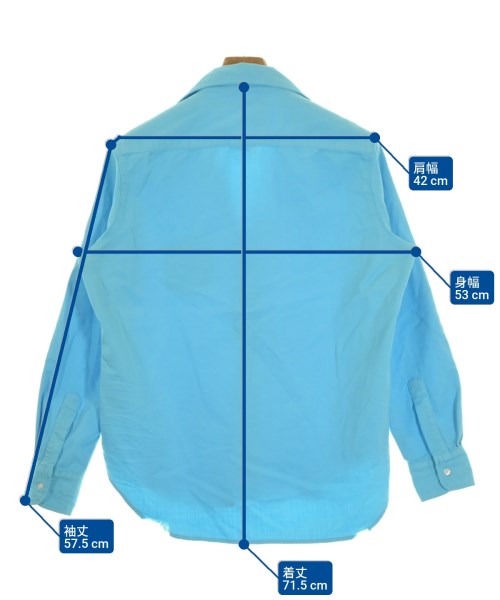 Frank&Eileen（フランクアンドアイリーン）カジュアルシャツ 青 サイズ:XS レディース/2200631174806