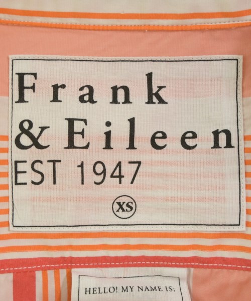 Frank&Eileen（フランクアンドアイリーン）カジュアルシャツ オレンジ サイズ:XS レディース/2200631174813