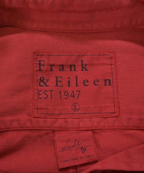 Frank&Eileen（フランクアンドアイリーン）カジュアルシャツ 赤 サイズ:L メンズ/2200631174868
