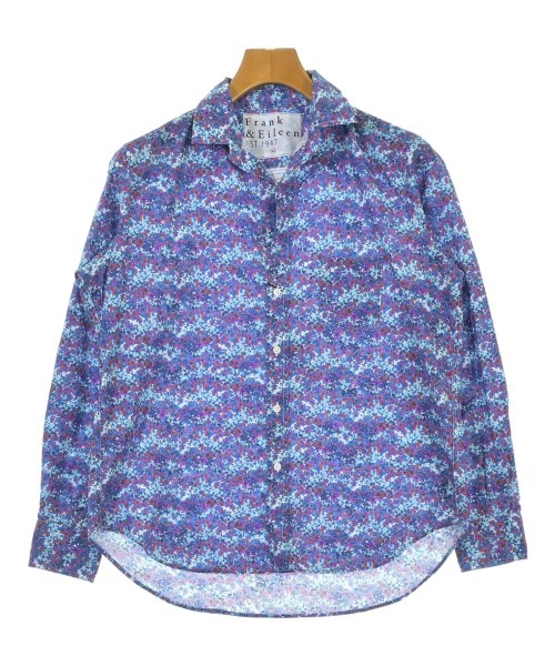 Frank&Eileen(フランクアンドアイリーン)カジュアルシャツ 青 サイズ:XS/2200631174875