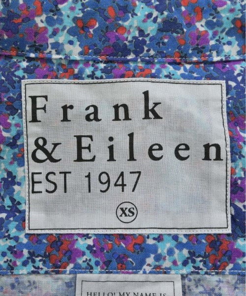 Frank&Eileen（フランクアンドアイリーン）カジュアルシャツ 青 サイズ:XS メンズ/2200631174875