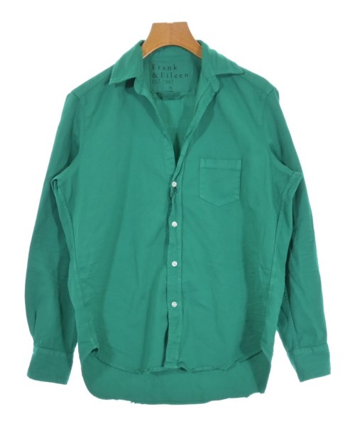 Frank&Eileen(フランクアンドアイリーン)カジュアルシャツ 緑 サイズ:XS/2200631174912