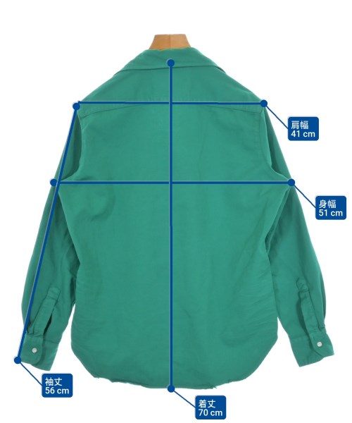 Frank&Eileen（フランクアンドアイリーン）カジュアルシャツ 緑 サイズ:XS レディース/2200631174912