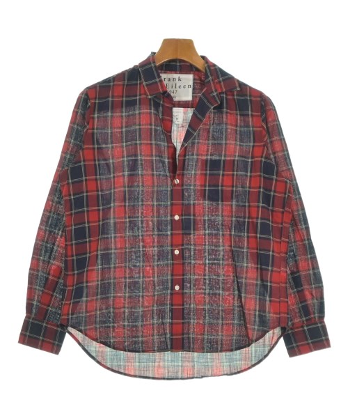 Frank&Eileen(フランクアンドアイリーン)カジュアルシャツ 赤 サイズ:XS/2200631174943