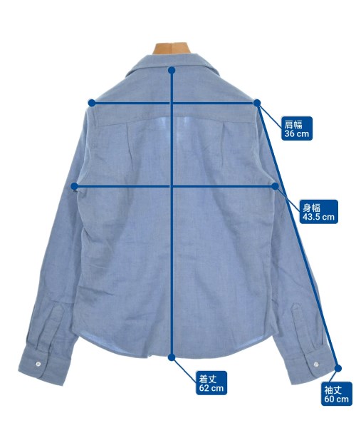 Frank&Eileen（フランクアンドアイリーン）カジュアルシャツ 青 サイズ:XS レディース/2200631175032