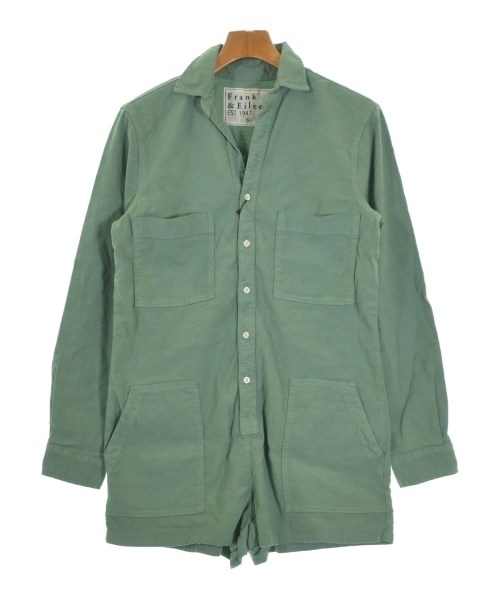 Frank&Eileen(フランクアンドアイリーン)オールインワン/サロペット 緑 サイズ:S/2200631175056
