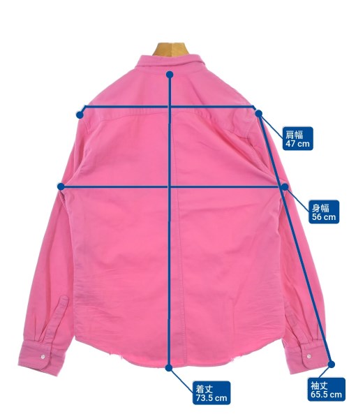 Frank&Eileen（フランクアンドアイリーン）カジュアルシャツ ピンク サイズ:M メンズ/2200631176275