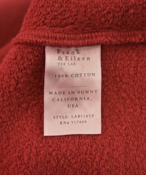 Frank&Eileen（フランクアンドアイリーン）スウェット 赤 サイズ:F レディース/2200631177395