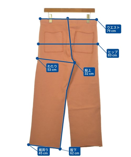 Frank&Eileen（フランクアンドアイリーン）スウェットパンツ オレンジ サイズ:S レディース/2200631177609