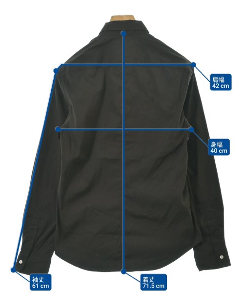 Frank&Eileen（フランクアンドアイリーン）カジュアルシャツ 茶 サイズ:XXS メンズ/2200631181934