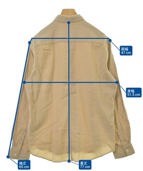 Frank&Eileen（フランクアンドアイリーン）カジュアルシャツ ベージュ サイズ:L メンズ/2200631181996