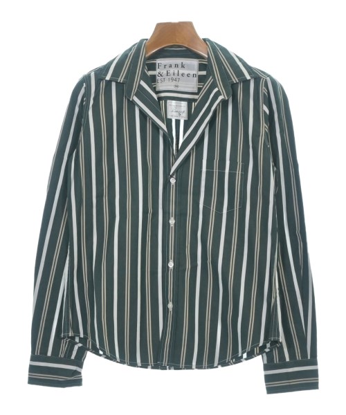 Frank&Eileen(フランクアンドアイリーン)カジュアルシャツ 緑 サイズ:XS/2200631183792