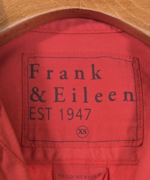 Frank&Eileen（フランクアンドアイリーン）カジュアルシャツ 赤 サイズ:XS レディース/2200631183921