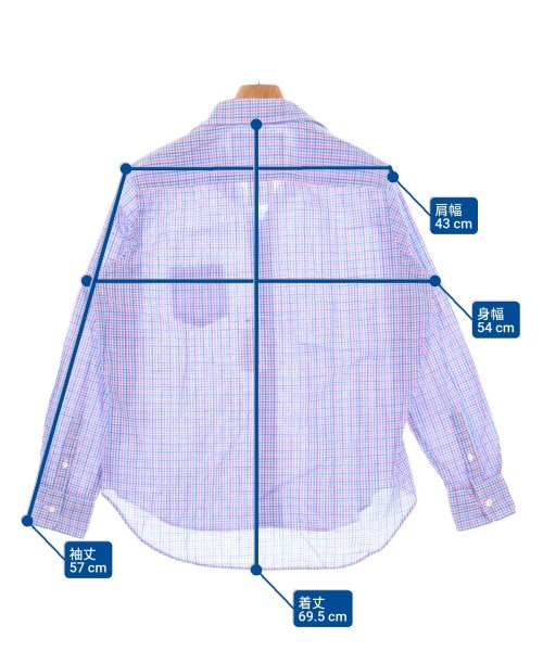 Frank&Eileen（フランクアンドアイリーン）カジュアルシャツ 青 サイズ:XS レディース/2200631183945