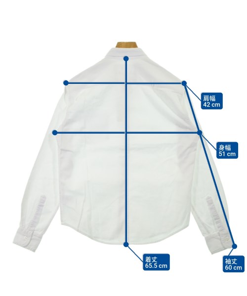 Frank&Eileen（フランクアンドアイリーン）カジュアルシャツ 白 サイズ:XXS メンズ/2200631184034