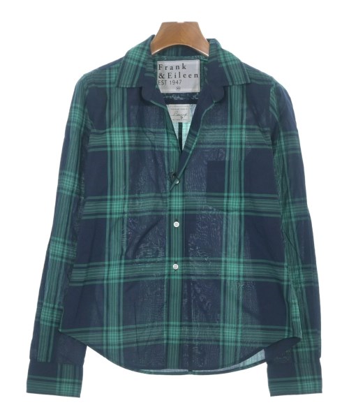 Frank&Eileen(フランクアンドアイリーン)カジュアルシャツ 紺 サイズ:XS/2200631184089