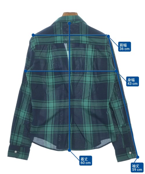 Frank&Eileen（フランクアンドアイリーン）カジュアルシャツ 紺 サイズ:XS レディース/2200631184089