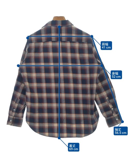 Frank&Eileen（フランクアンドアイリーン）カジュアルシャツ その他（柄物・カラフル） サイズ:XS レディース/2200631184102