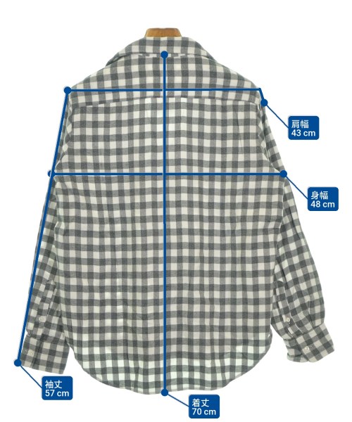 Frank&Eileen（フランクアンドアイリーン）カジュアルシャツ グレー サイズ:XS レディース/2200631184430