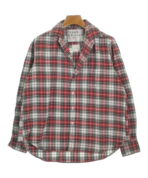 Frank&Eileen(フランクアンドアイリーン)カジュアルシャツ 赤 サイズ:XS/2200631184447