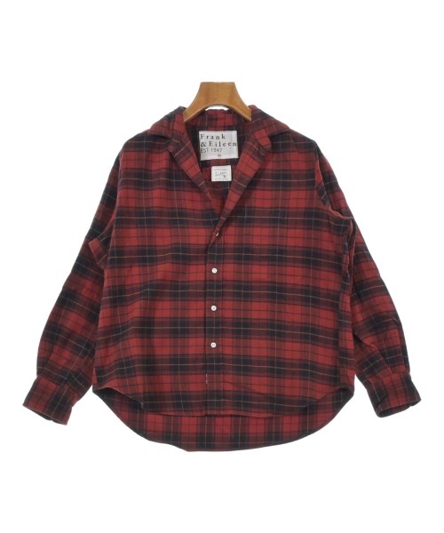 Frank&Eileen(フランクアンドアイリーン)カジュアルシャツ 赤 サイズ:XS/2200631184461