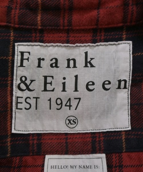 Frank&Eileen（フランクアンドアイリーン）カジュアルシャツ 赤 サイズ:XS レディース/2200631184461