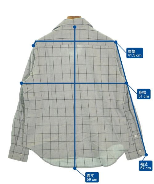 Frank&Eileen（フランクアンドアイリーン）カジュアルシャツ グレー サイズ:XS レディース/2200631184577