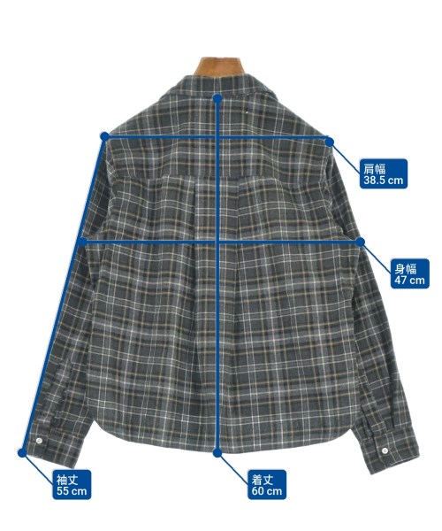 Frank&Eileen（フランクアンドアイリーン）カジュアルシャツ グレー サイズ:XS レディース/2200631189657