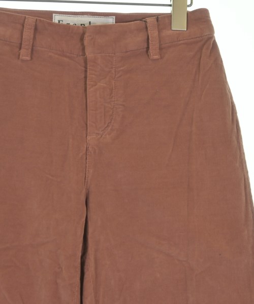 Frank&Eileen（フランクアンドアイリーン）クロップドパンツ 茶 サイズ:0(XS位) レディース/2200631191308