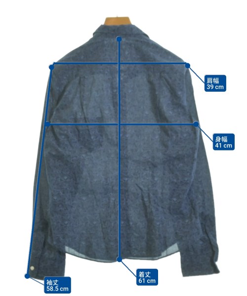 Frank&Eileen（フランクアンドアイリーン）カジュアルシャツ 紺 サイズ:XS レディース/2200631191797