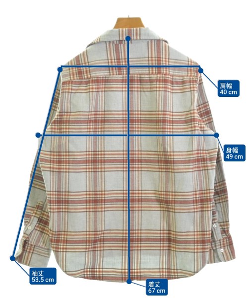 Frank&Eileen（フランクアンドアイリーン）カジュアルシャツ グレー サイズ:XS レディース/2200631191841