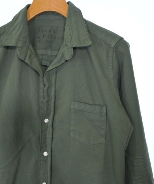 Frank&Eileen（フランクアンドアイリーン）カジュアルシャツ 緑 サイズ:XS レディース/2200631191872