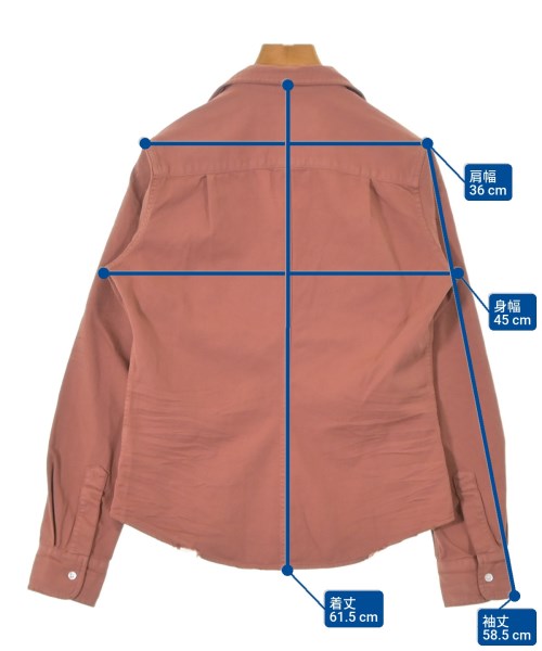 Frank&Eileen（フランクアンドアイリーン）カジュアルシャツ 茶 サイズ:XS レディース/2200631193692