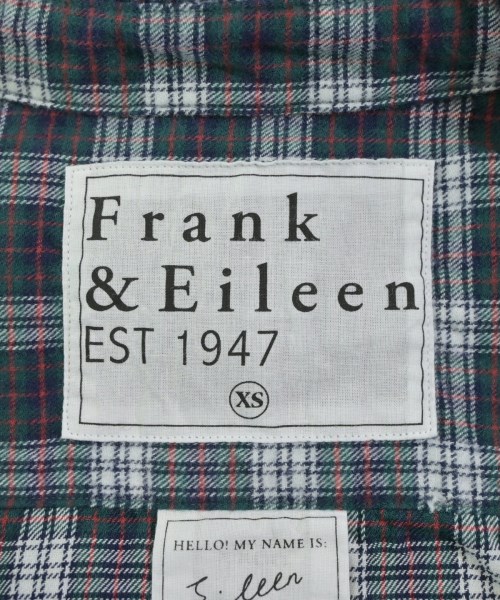 Frank&Eileen（フランクアンドアイリーン）カジュアルシャツ 緑 サイズ:XS レディース/2200631193760