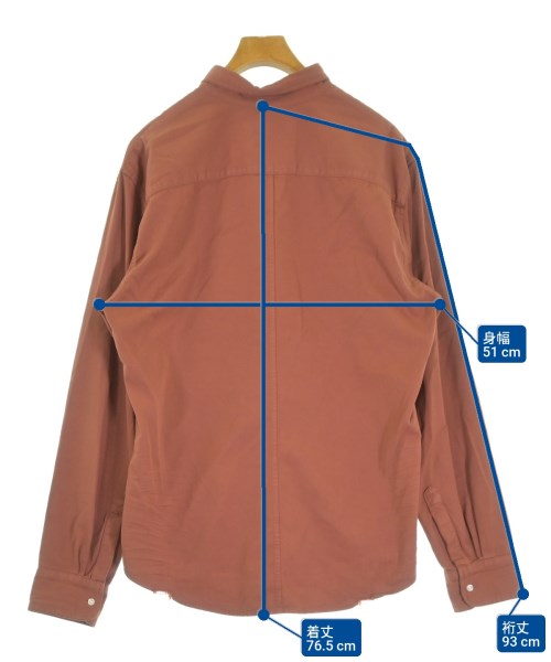 Frank&Eileen（フランクアンドアイリーン）カジュアルシャツ 赤 サイズ:L メンズ/2200631193807