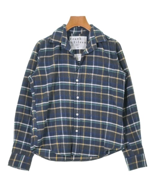Frank&Eileen(フランクアンドアイリーン)カジュアルシャツ 紺 サイズ:XS/2200631193876
